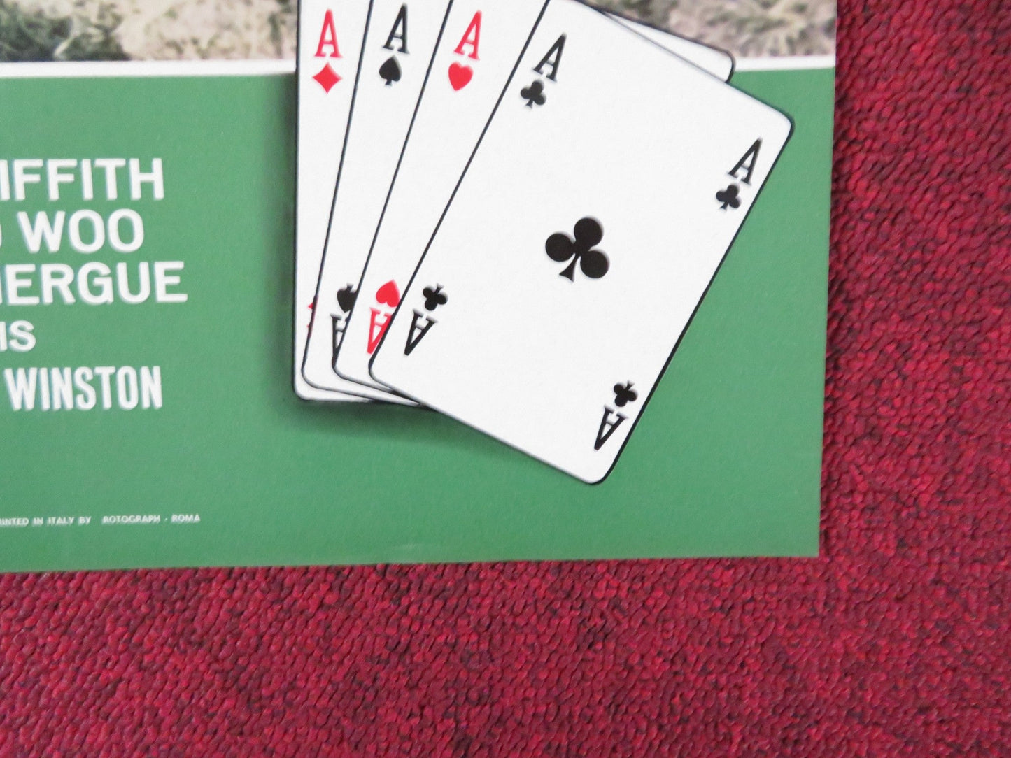 THE GAMBLERS - E ITALIAN FOTOBUSTA POSTER DON GORDON SUZY KENDALL 1970 Rendezvous Cinema Movie posters