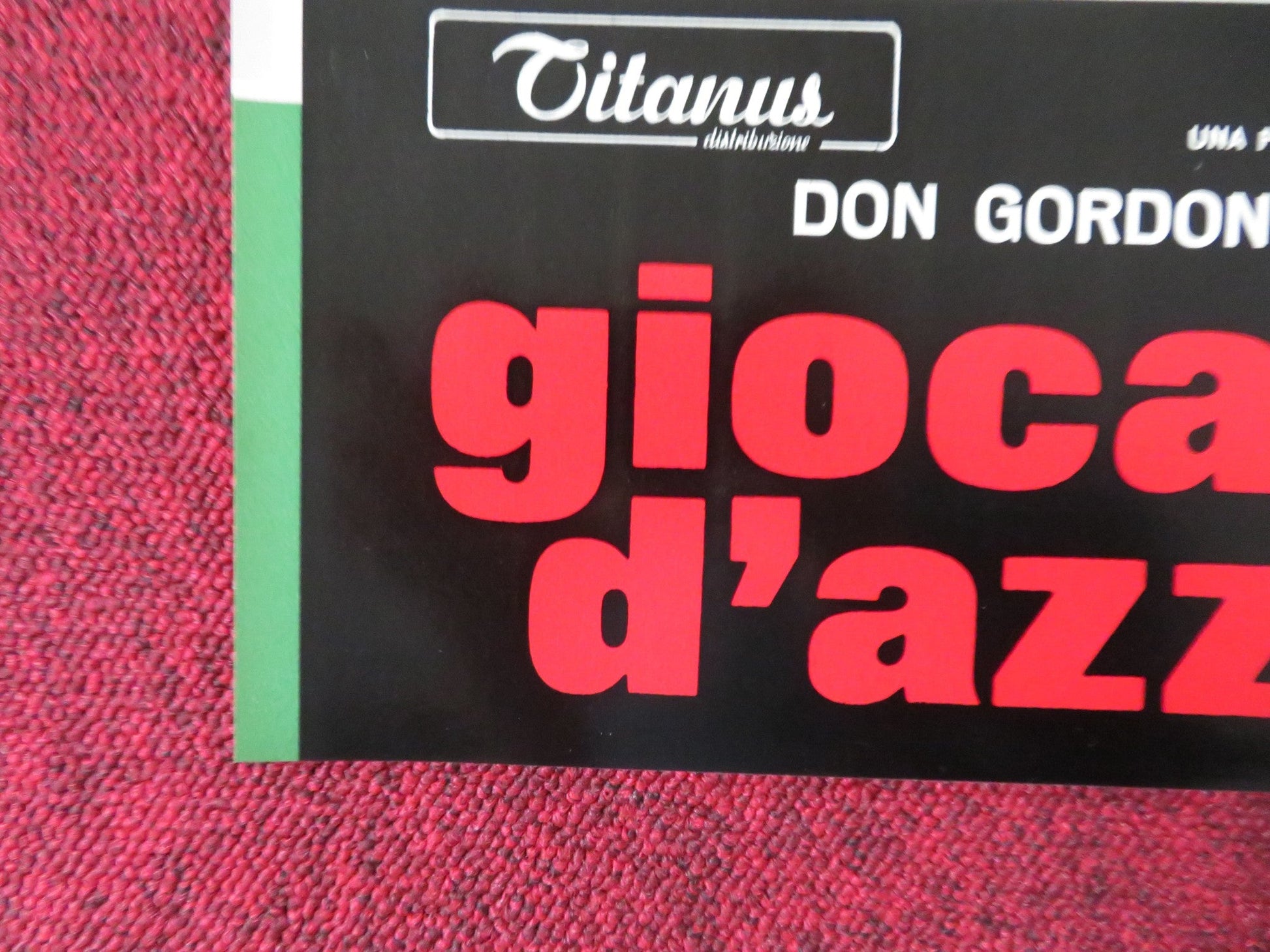 THE GAMBLERS - H ITALIAN FOTOBUSTA POSTER DON GORDON SUZY KENDALL 1970 Rendezvous Cinema Movie posters