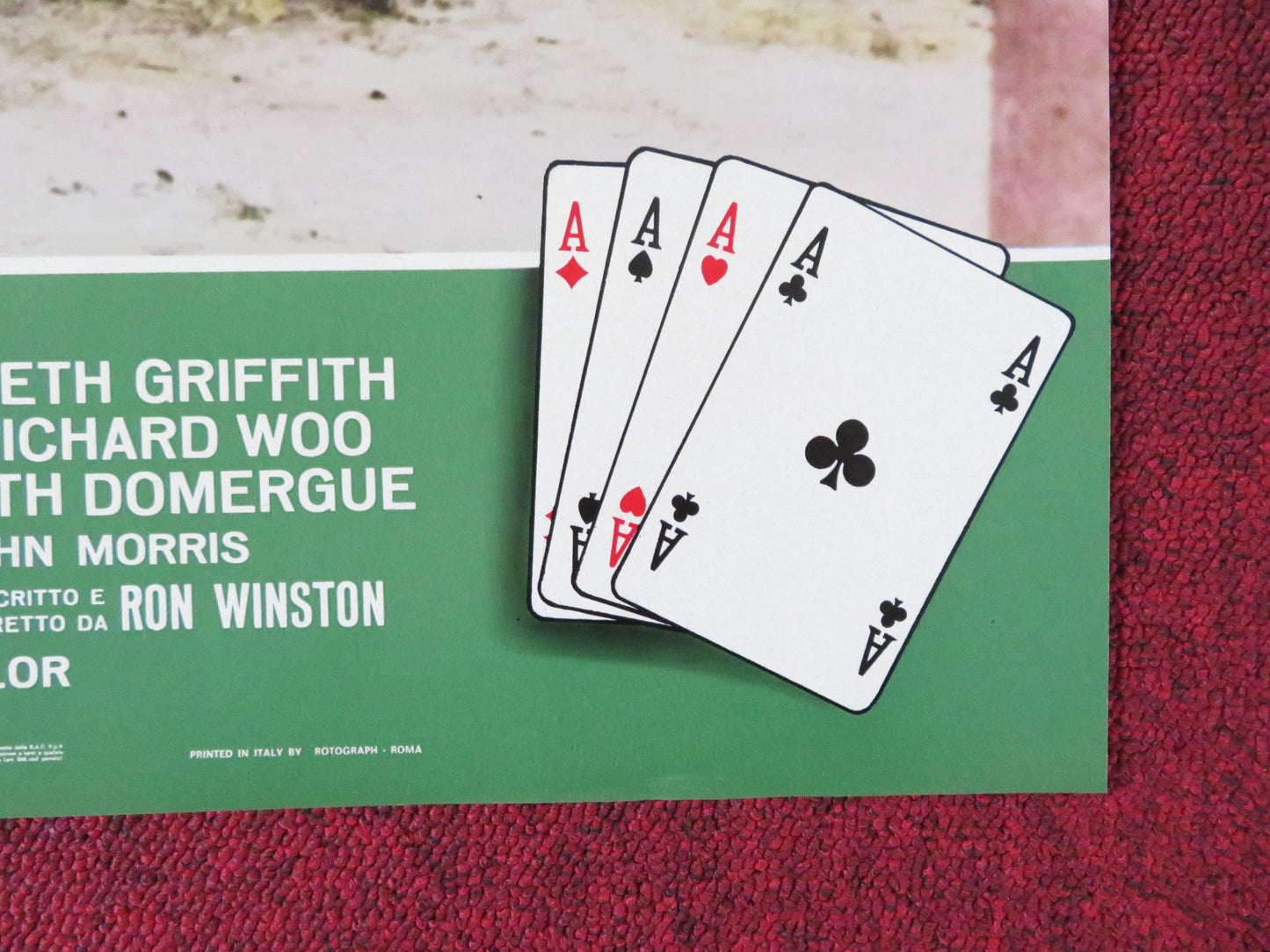 THE GAMBLERS - I ITALIAN FOTOBUSTA POSTER DON GORDON SUZY KENDALL 1970 Rendezvous Cinema Movie posters