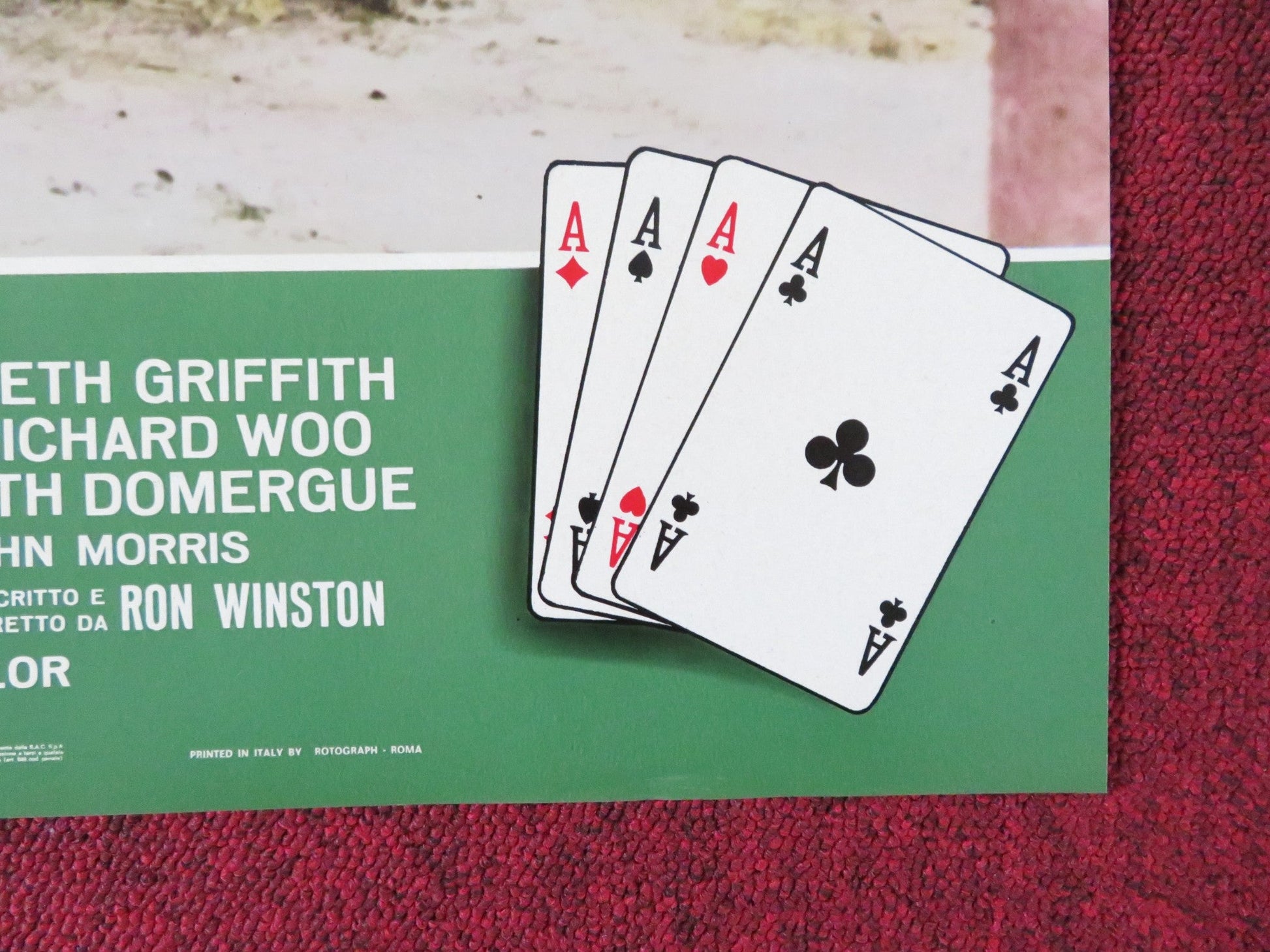 THE GAMBLERS - I ITALIAN FOTOBUSTA POSTER DON GORDON SUZY KENDALL 1970 Rendezvous Cinema Movie posters