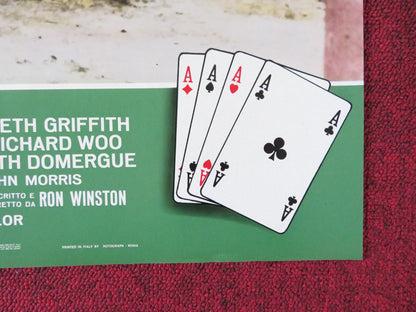 THE GAMBLERS - I ITALIAN FOTOBUSTA POSTER DON GORDON SUZY KENDALL 1970 Rendezvous Cinema Movie posters