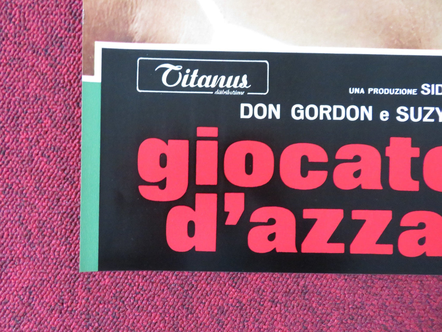 THE GAMBLERS - I ITALIAN FOTOBUSTA POSTER DON GORDON SUZY KENDALL 1970 Rendezvous Cinema Movie posters