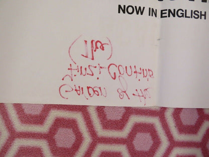 THE GARDEN OF THE FINZI - CONTINIS 1970 ONE SHEET POSTER OSCAR WINNER Movie posters