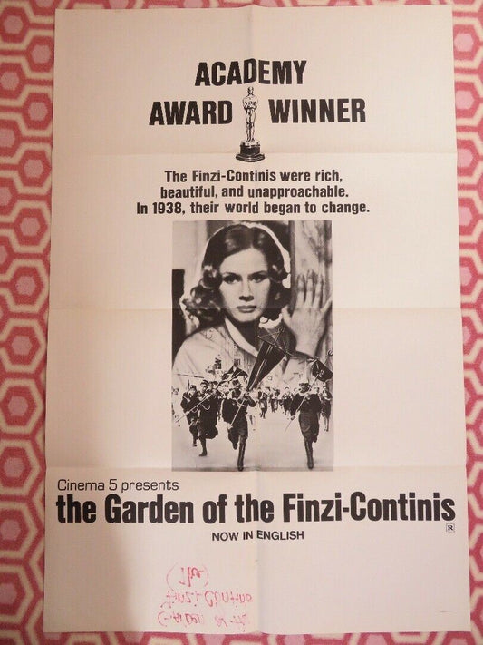 THE GARDEN OF THE FINZI - CONTINIS 1970 ONE SHEET POSTER OSCAR WINNER Movie posters