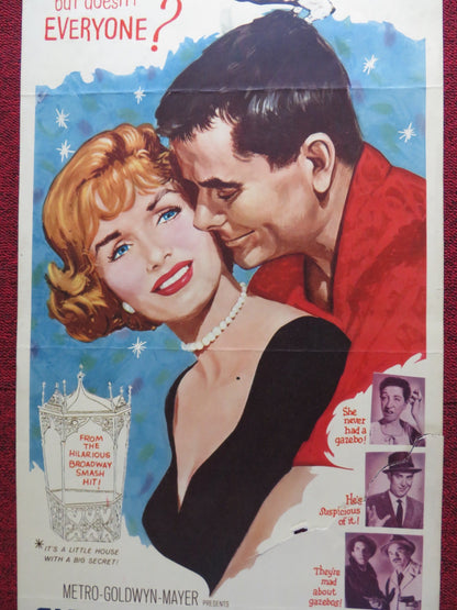 THE GAZEBO US INSERT (14"x 36") POSTER GLENN FORD DEBBIE REYNOLDS 1960 Rendezvous Cinema Movie posters