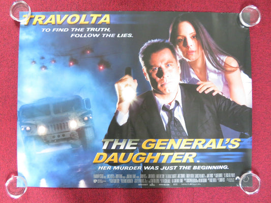THE GENERAL'S DAUGHTER UK QUAD (30"x 40") ROLLED POSTER JOHN TRAVOLTA 1999 Rendezvous Cinema Movie posters