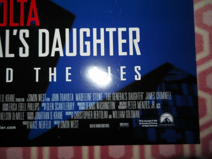THE GENERAL'S DAUGHTER US ONE SHEET ROLLED POSTER JOHN TRAVOLTA 1999 Movie posters