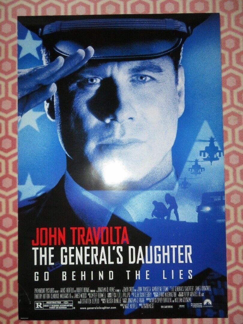 THE GENERAL'S DAUGHTER US ONE SHEET ROLLED POSTER JOHN TRAVOLTA 1999 Movie posters