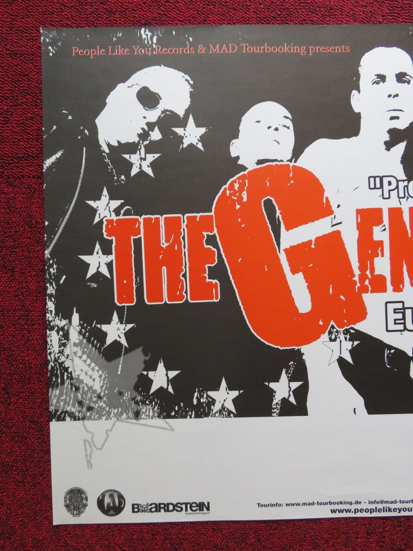 THE GENERATORS - TOUR POSTER GERMAN MUSIC PROMO EUROPEAN 2006 Rendezvous Cinema Movie posters
