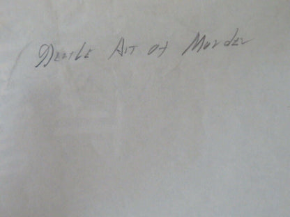 THE GENTLE ART OF MURDER/Crime Does Not Pay FOLDED US ONE SHEET POSTER 1962 Movie posters