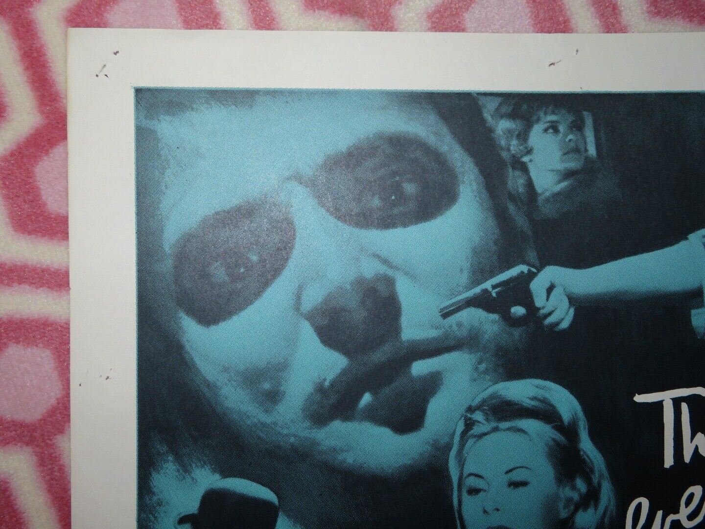 THE GENTLE ART OF MURDER/Crime Does Not Pay FOLDED US ONE SHEET POSTER 1962 Movie posters