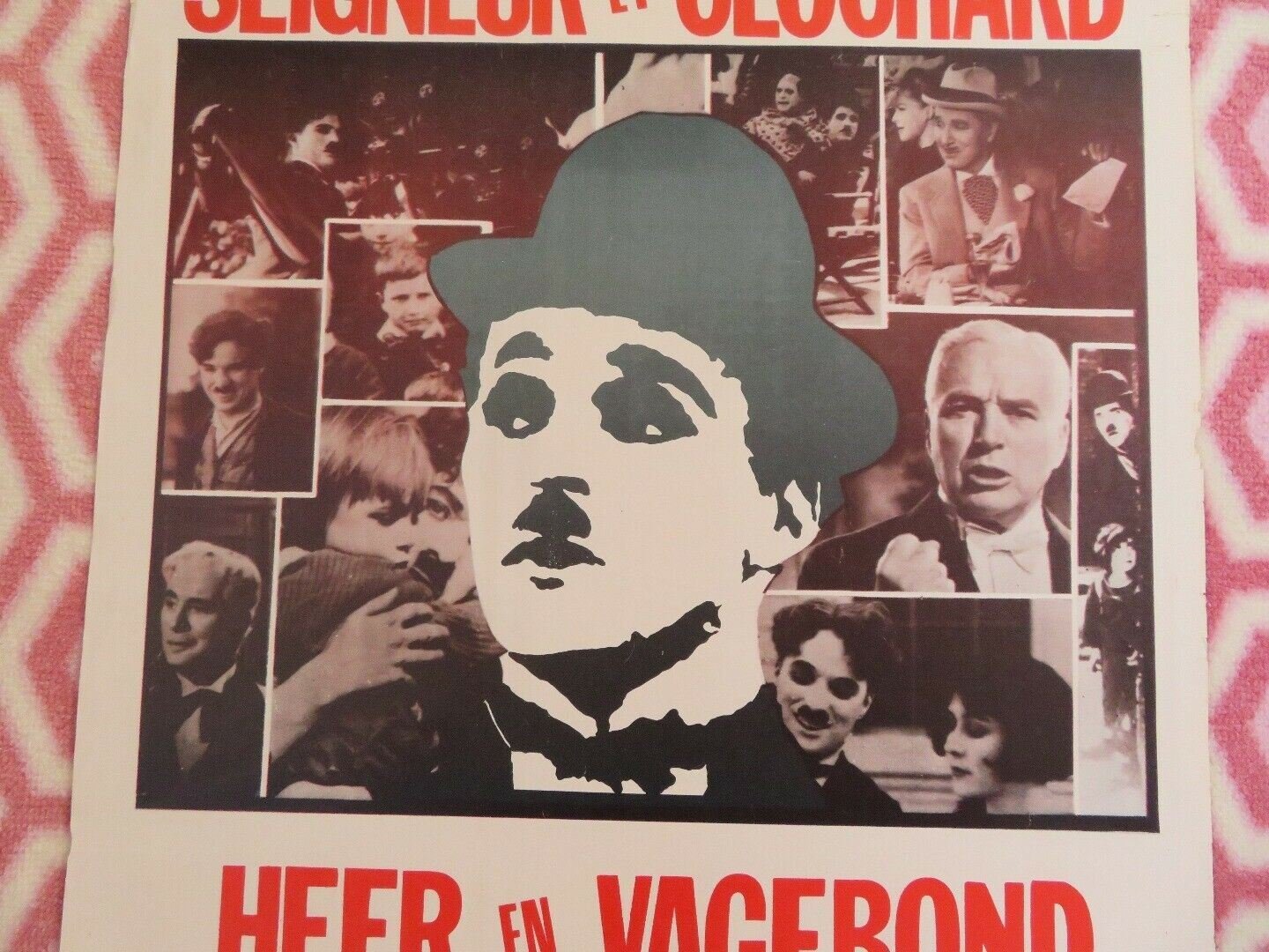THE GENTLEMAN TRAMP BELGIUM (22"x14.5") POSTER CHARLIE CHAPLIN 1976 Movie posters