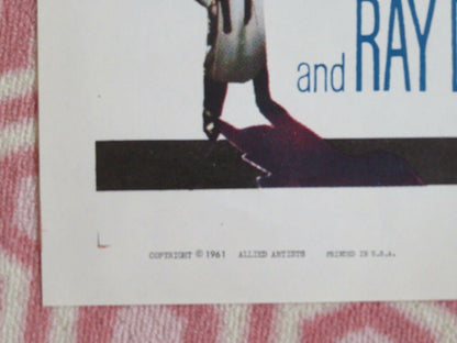 THE GEORGE RAFT STORY FOLDED US ONE SHEET POSTER JAYNE MANSFIELD B CHASE 1961 - Rendezvous Cinema