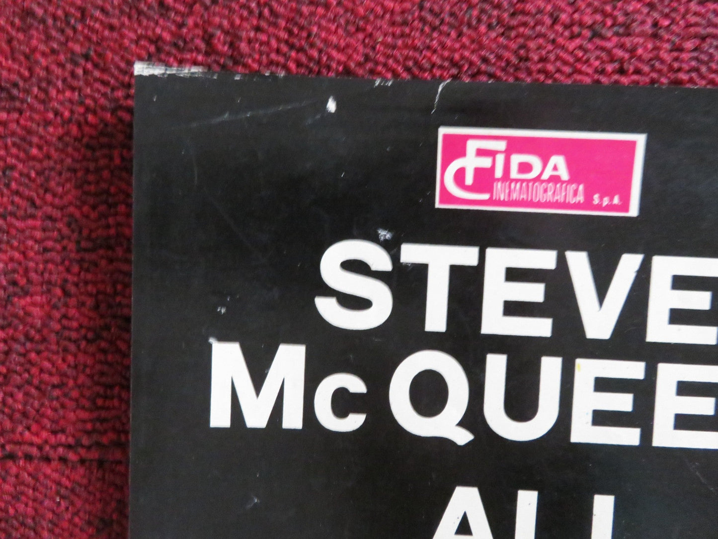 THE GETAWAY - C ITALIAN FOTOBUSTA POSTER STEVE MCQUEEN ALI MACGRAW 1972 Rendezvous Cinema Movie posters