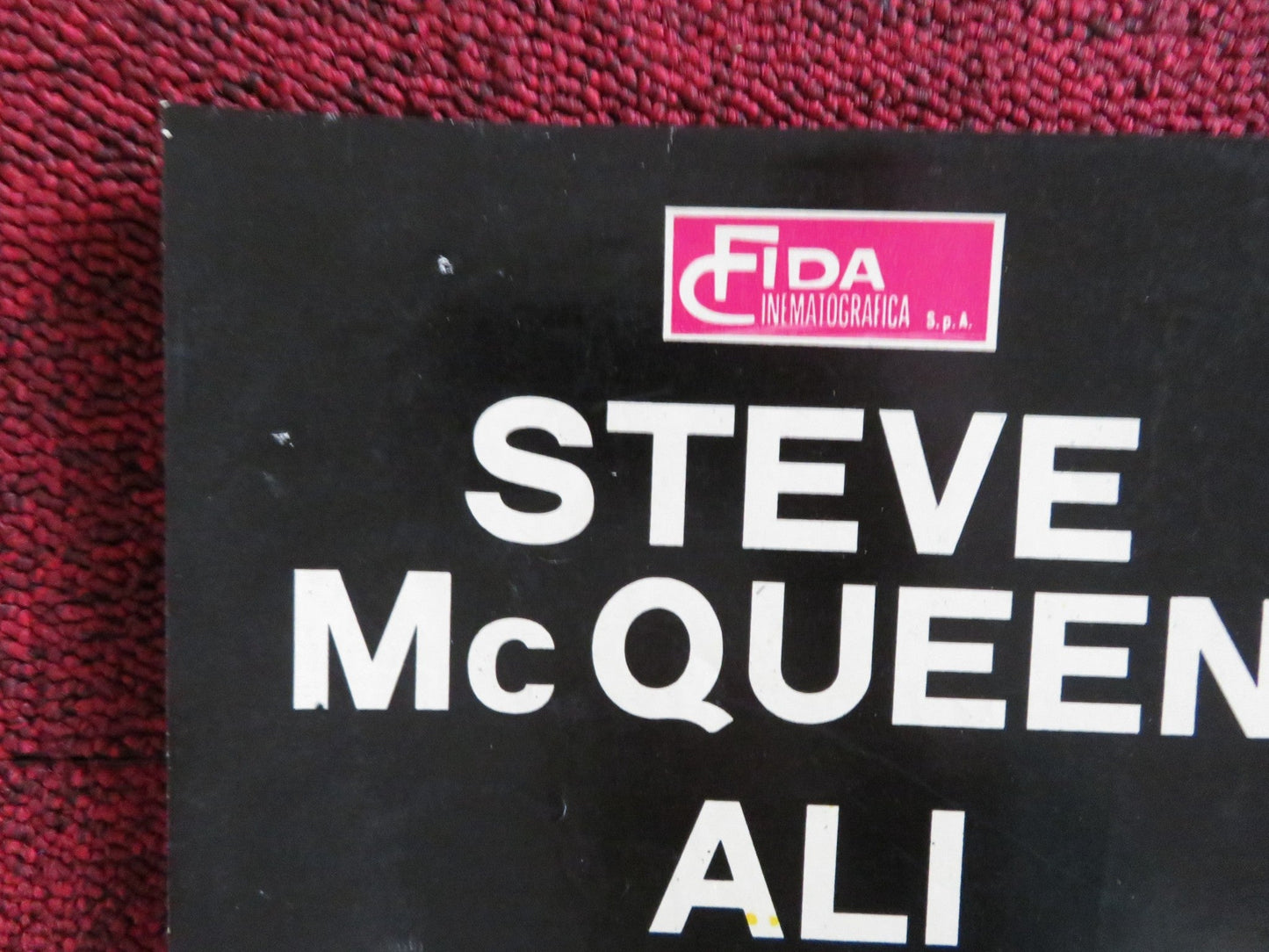 THE GETAWAY - D ITALIAN FOTOBUSTA POSTER STEVE MCQUEEN ALI MACGRAW 1972 Rendezvous Cinema Movie posters