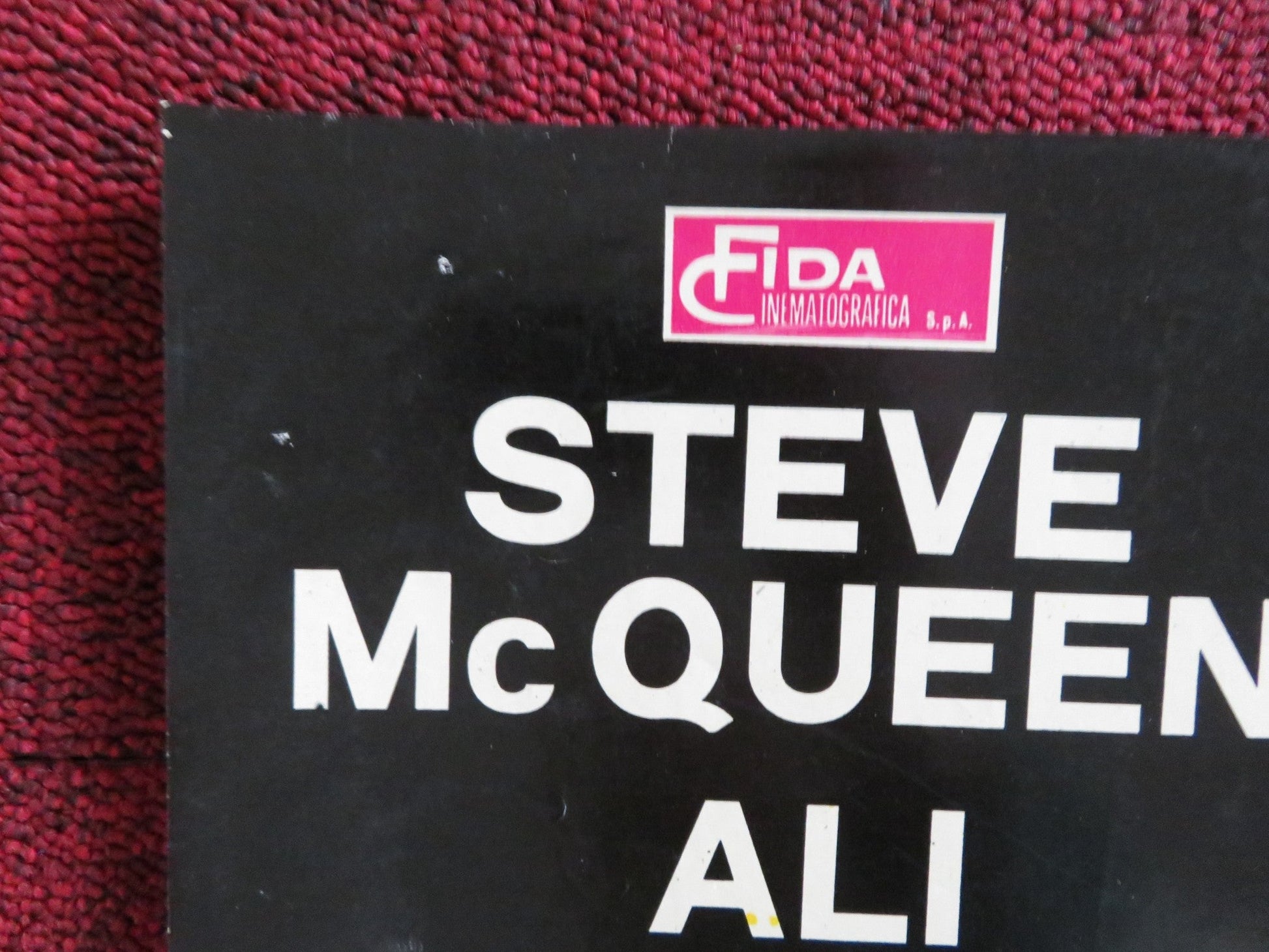 THE GETAWAY - D ITALIAN FOTOBUSTA POSTER STEVE MCQUEEN ALI MACGRAW 1972 Rendezvous Cinema Movie posters