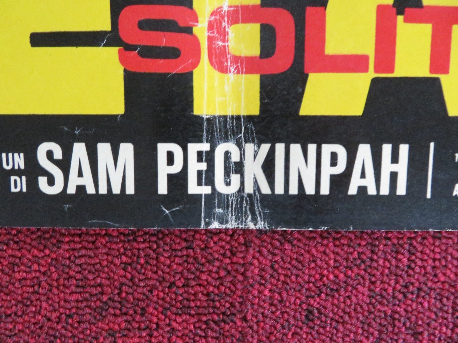 THE GETAWAY - E ITALIAN FOTOBUSTA POSTER STEVE MCQUEEN ALI MACGRAW 1972 Rendezvous Cinema Movie posters