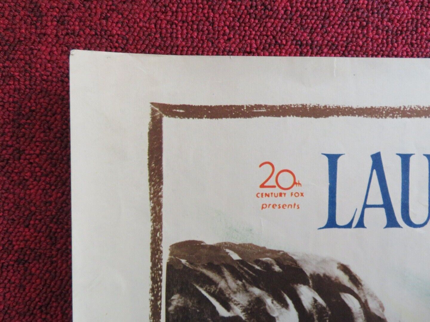 THE GIFT OF LOVE US HALF SHEET (22"x 28") POSTER LAUREN BACALL 1958 Movie posters