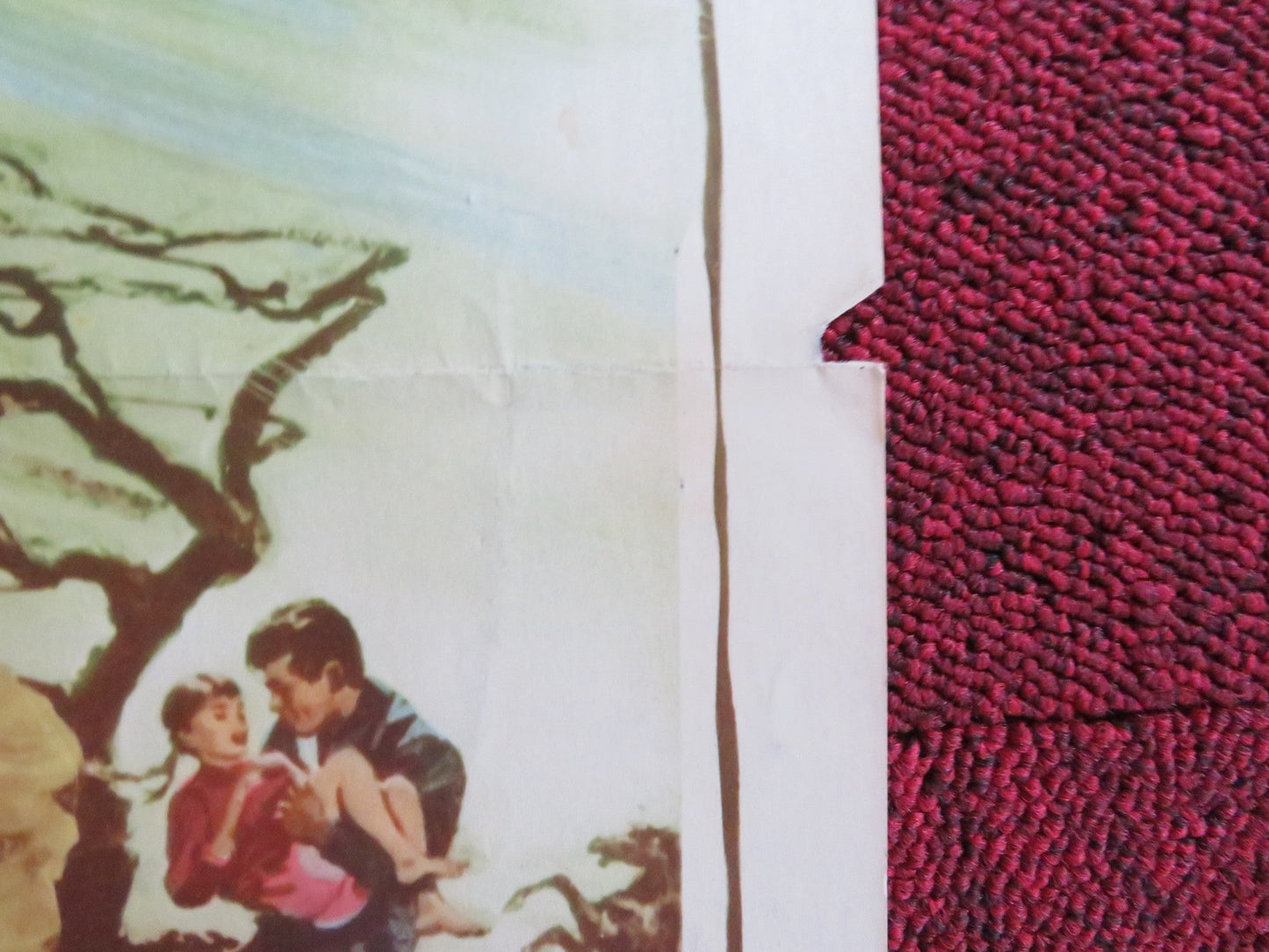 THE GIFT OF LOVE US INSERT (14"x 36") POSTER LAUREN BACALL ROBERT STACK 1958 Rendezvous Cinema Movie posters