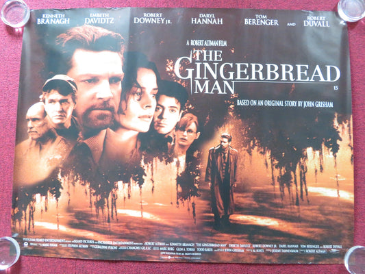 THE GINGERBREAD MAN UK QUAD (30"x 40") ROLLED POSTER KENNETH BRANAGH 1998 Rendezvous Cinema Movie posters