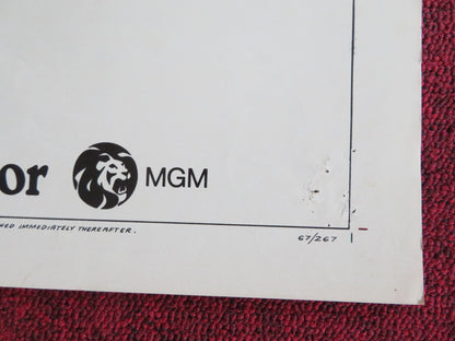 THE GIRL AND THE GENERAL FOLDED US ONE SHEET POSTER ROD STEIGER VIRNA LISI 1967 Rendezvous Cinema Movie posters