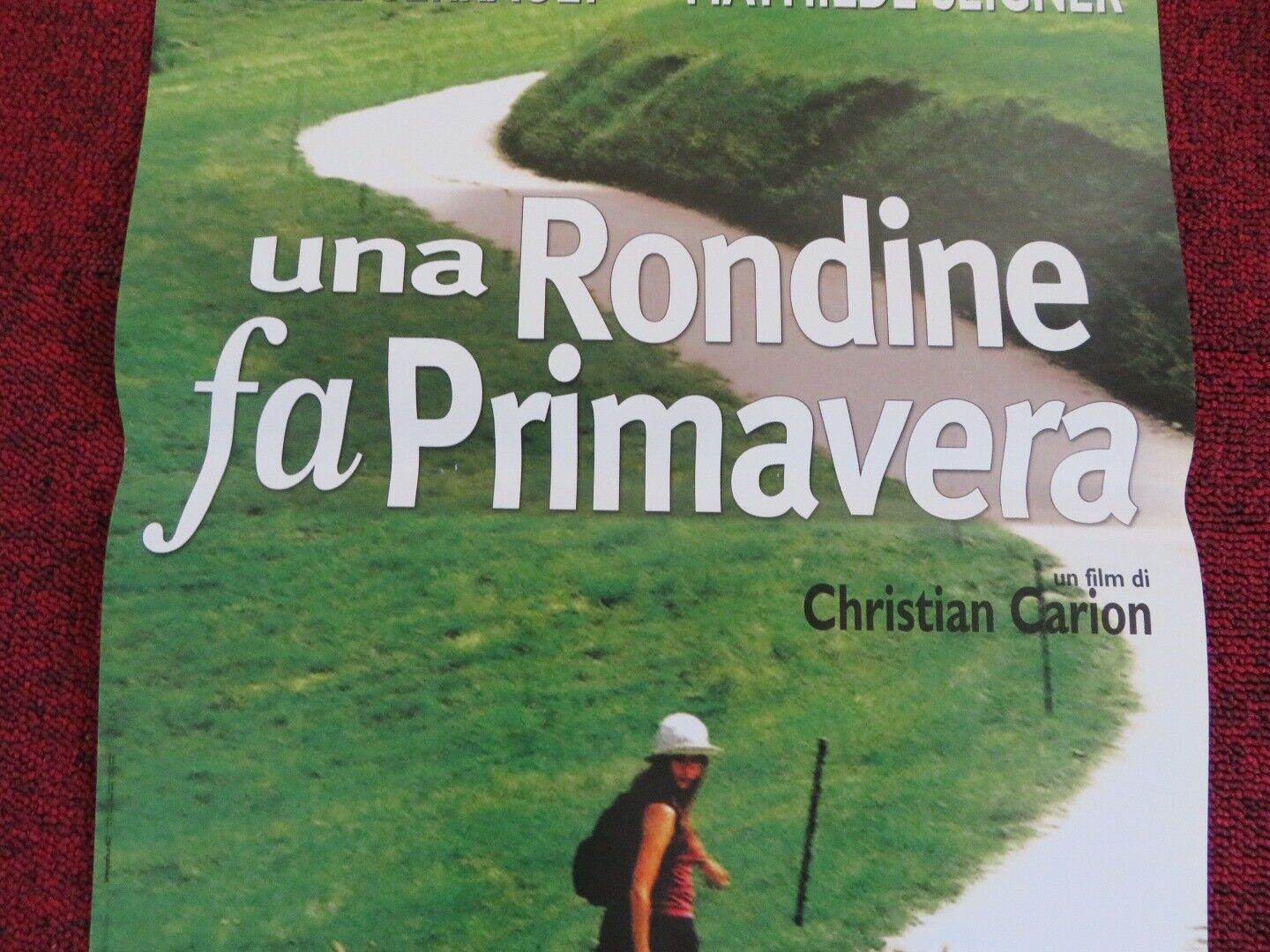 THE GIRL FROM PARIS ITALIAN LOCANDINA (26"x12.5") POSTER MICHEL SERRAULT 2001 - Rendezvous Cinema