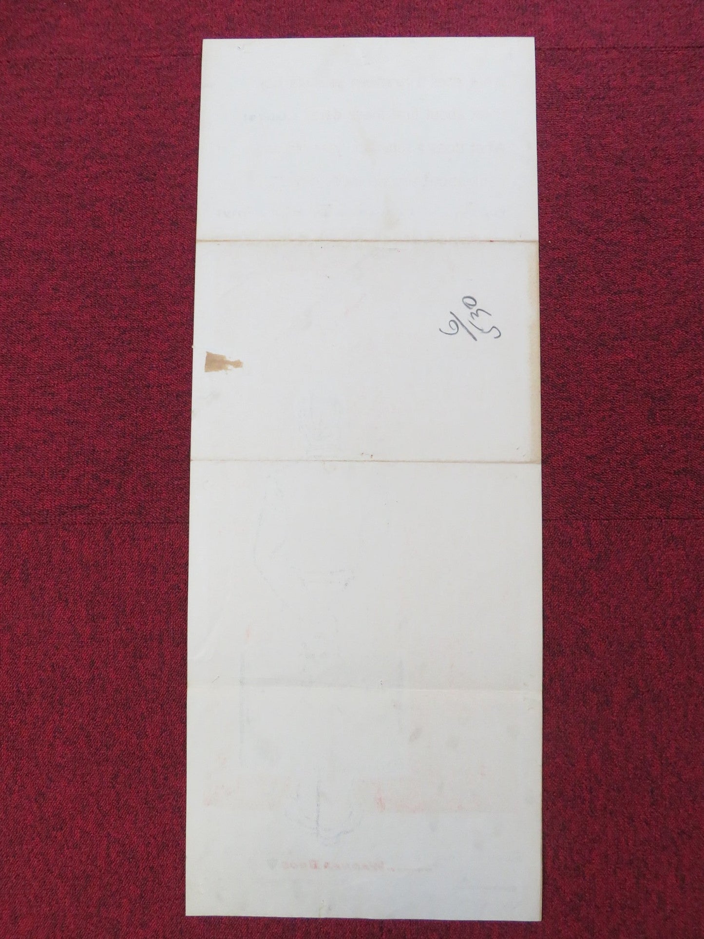 THE GIRL HE LEFT BEHIND US INSERT (14"x 36") POSTER TAB HUNTER NATALIE WOOD 1956 Rendezvous Cinema Movie posters