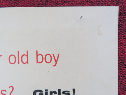 THE GIRL HE LEFT BEHIND US INSERT (14"x 36") POSTER TAB HUNTER NATALIE WOOD 1956 Rendezvous Cinema Movie posters