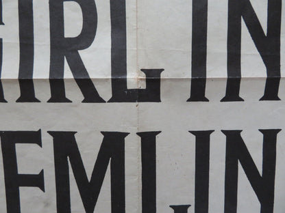 THE GIRL IN THE KREMLIN FOLDED US ONE SHEET POSTER LEX BARKER ZSA ZSA GABOR 1957 Rendezvous Cinema Movie posters