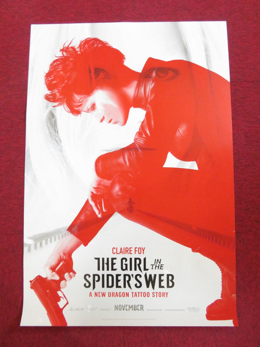 THE GIRL IN THE SPIDER'S WEB US ONE SHEET ROLLED POSTER CLAIRE FOY 2018 Rendezvous Cinema Movie posters