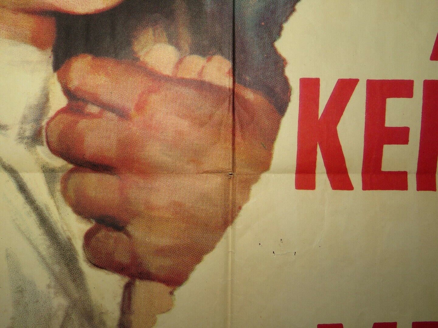 THE GIRL IN WHITE FOLDED US ONE SHEET POSTER JUNE ALLYSON ARTHUR KENNEDY 1952 Movie posters