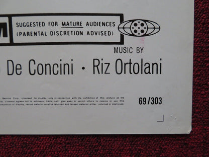 THE GIRL WHO COULDN'T SAY NO US ONE SHEET POSTER VIRNA LISI GEORGE SEGAL 1969 Movie posters