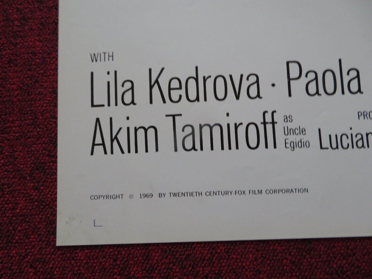 THE GIRL WHO COULDN'T SAY NO US ONE SHEET POSTER VIRNA LISI GEORGE SEGAL 1969 Movie posters