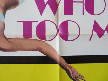 THE GIRL WHO KNEW TOO MUCH FOLDED US ONE SHEET POSTER ADAM WEST NANCY KWAN 1969 Movie posters