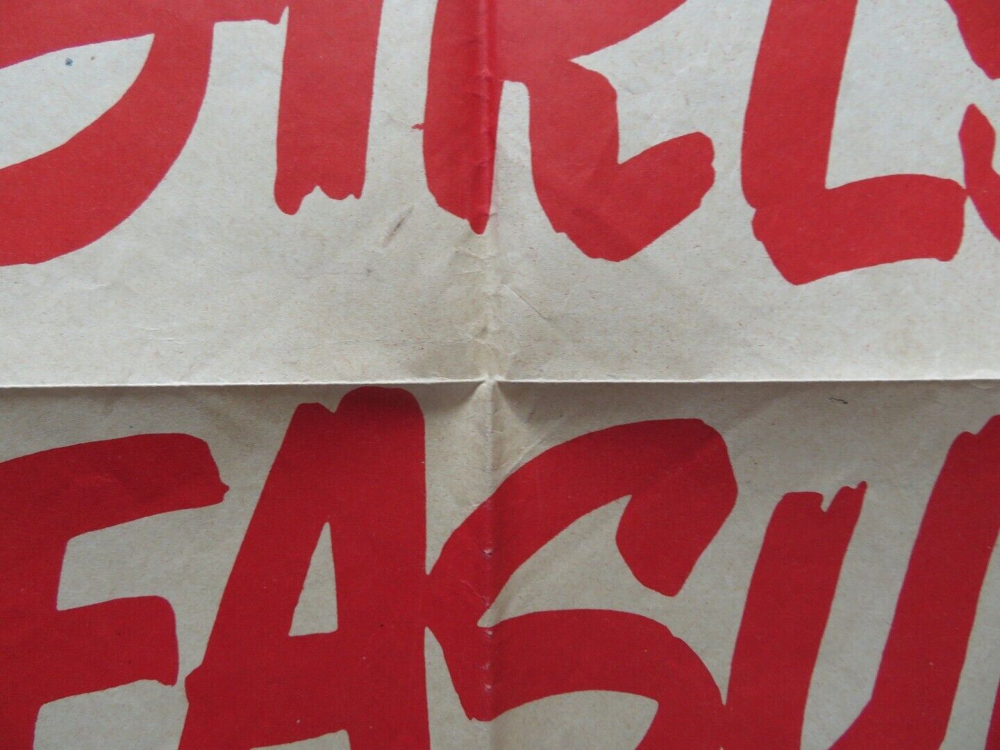 THE GIRLS OF PLEASURE ISLAND USA ONE SHEET FOLDED POSTER DON TAYLOR LEO GENN Movie posters