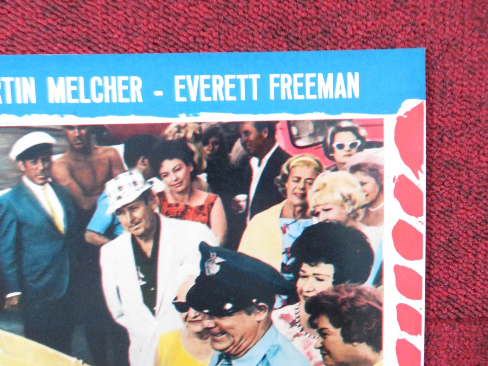 THE GLASS BOTTOM BOAT - E ITALIAN FOTOBUSTA POSTER DORIS DAY ROD TAYLOR 1966 Rendezvous Cinema Movie posters