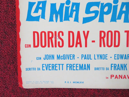 THE GLASS BOTTOM BOAT - H ITALIAN FOTOBUSTA POSTER DORIS DAY ROD TAYLOR 1966 Rendezvous Cinema Movie posters