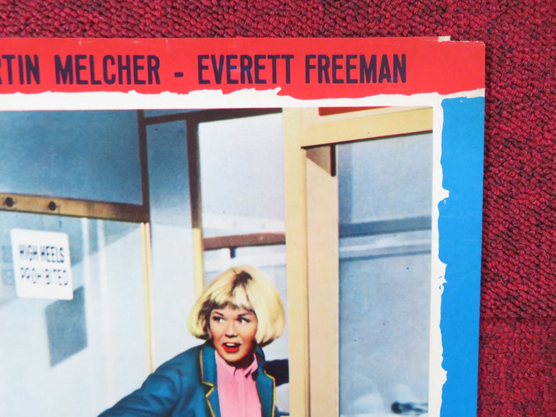 THE GLASS BOTTOM BOAT - I ITALIAN FOTOBUSTA POSTER DORIS DAY ROD TAYLOR 1966 Rendezvous Cinema Movie posters