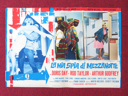 THE GLASS BOTTOM BOAT - I ITALIAN FOTOBUSTA POSTER DORIS DAY ROD TAYLOR 1966 Rendezvous Cinema Movie posters