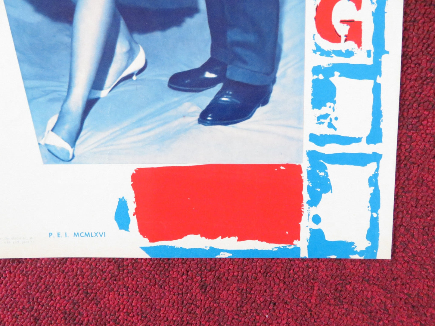 THE GLASS BOTTOM BOAT - J ITALIAN FOTOBUSTA POSTER DORIS DAY ROD TAYLOR 1966 Rendezvous Cinema Movie posters