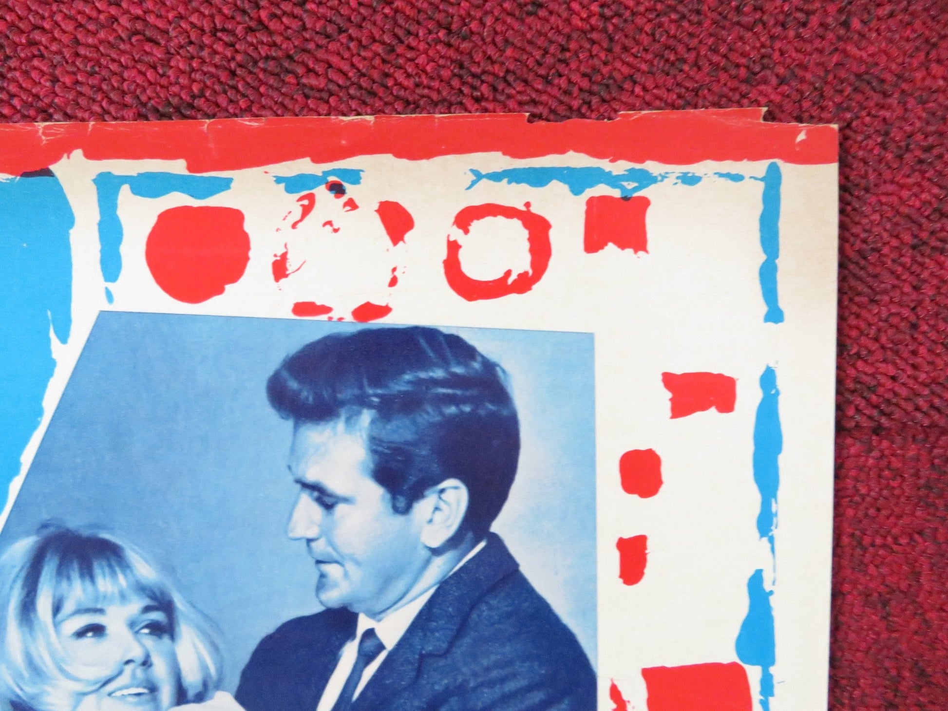 THE GLASS BOTTOM BOAT - J ITALIAN FOTOBUSTA POSTER DORIS DAY ROD TAYLOR 1966 Rendezvous Cinema Movie posters