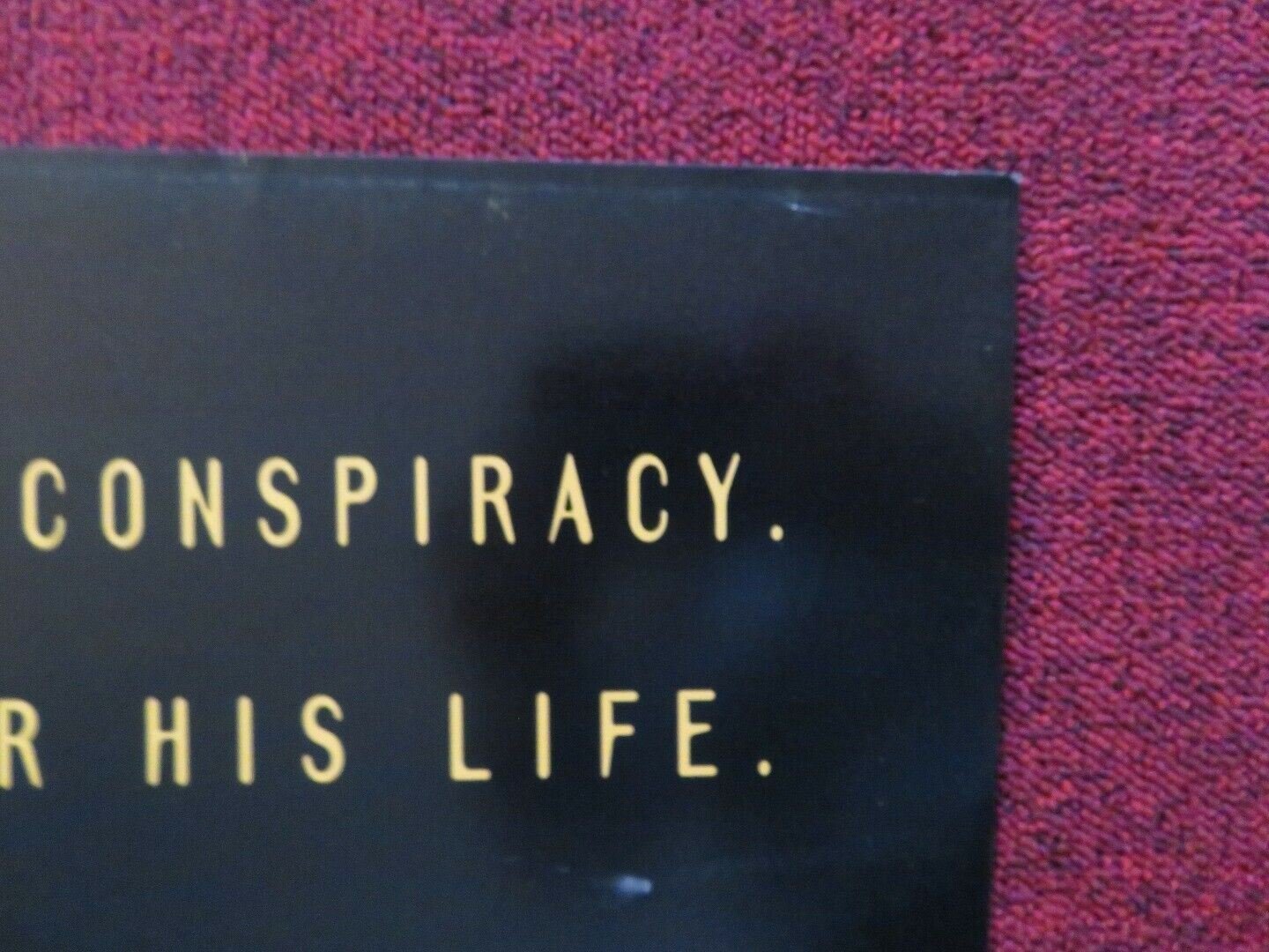 THE GLASS SHIELD FOLDED US ONE SHEET POSTER ERICH ANDERSON RICHARD ANDERSON 1994 Movie posters