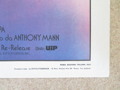 THE GLENN MILLER STORY ITALIAN 2 FOGLIO POSTER JAMES STEWART JUNE ALLYSON R1985 Rendezvous Cinema Movie posters