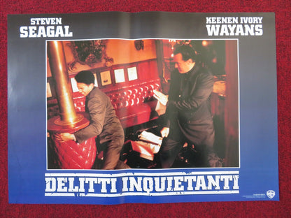 THE GLIMMER MAN - D ITALIAN FOTOBUSTA POSTER STEVEN SEAGAL WAYANS 1996 Rendezvous Cinema Movie posters