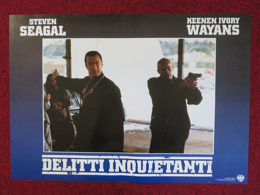 THE GLIMMER MAN ITALIAN FOTOBUSTA POSTER STEVEN SEAGAL KEENEN IVORY WAYANS 1996 Rendezvous Cinema Movie posters