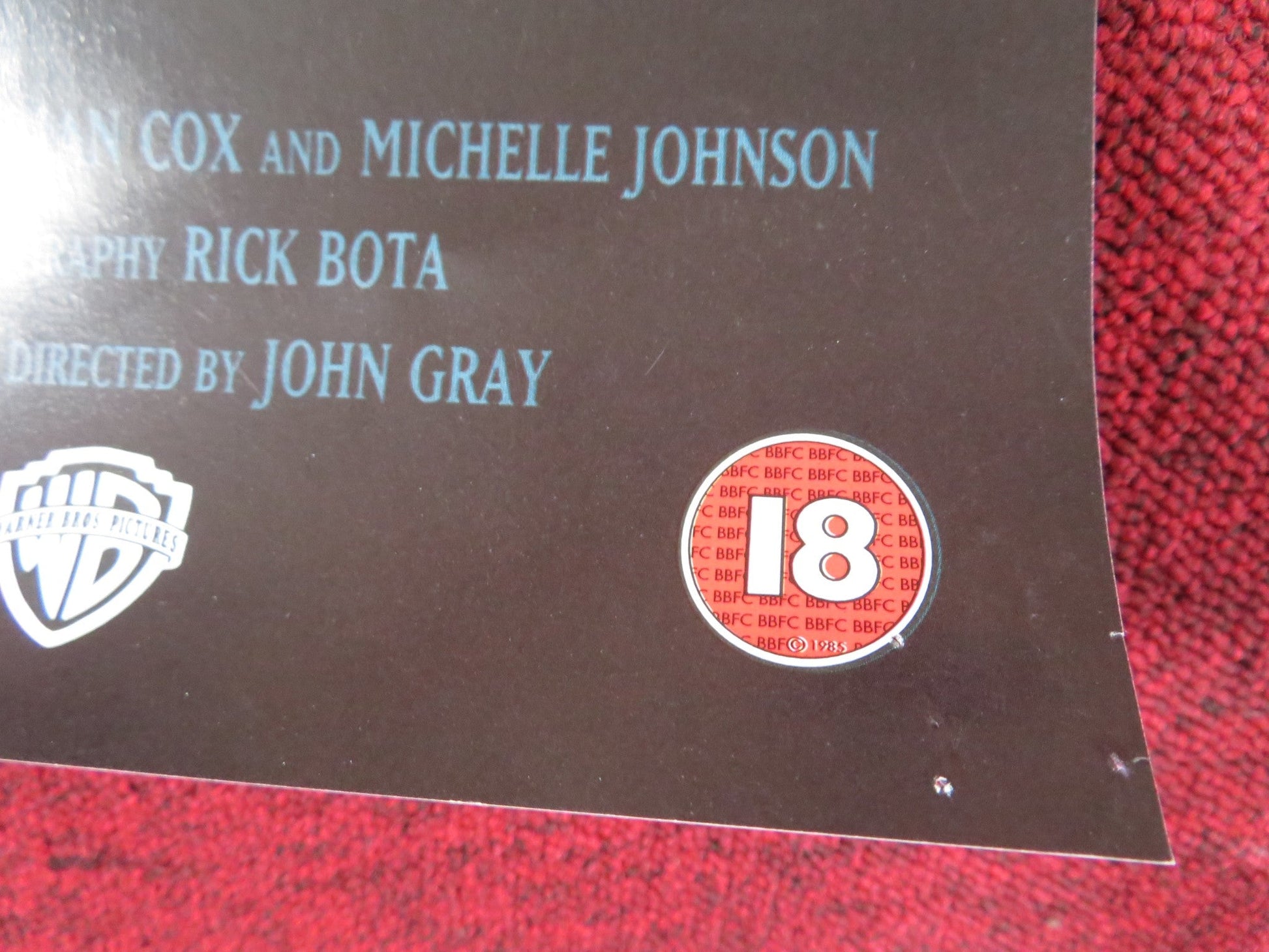 THE GLIMMER MAN VHS VIDEO POSTER STEVEN SEAGAL KEENEN IVORY WAYANS 1996 Rendezvous Cinema Movie posters