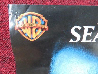 THE GLIMMER MAN VHS VIDEO POSTER STEVEN SEAGAL KEENEN IVORY WAYANS 1996 Rendezvous Cinema Movie posters