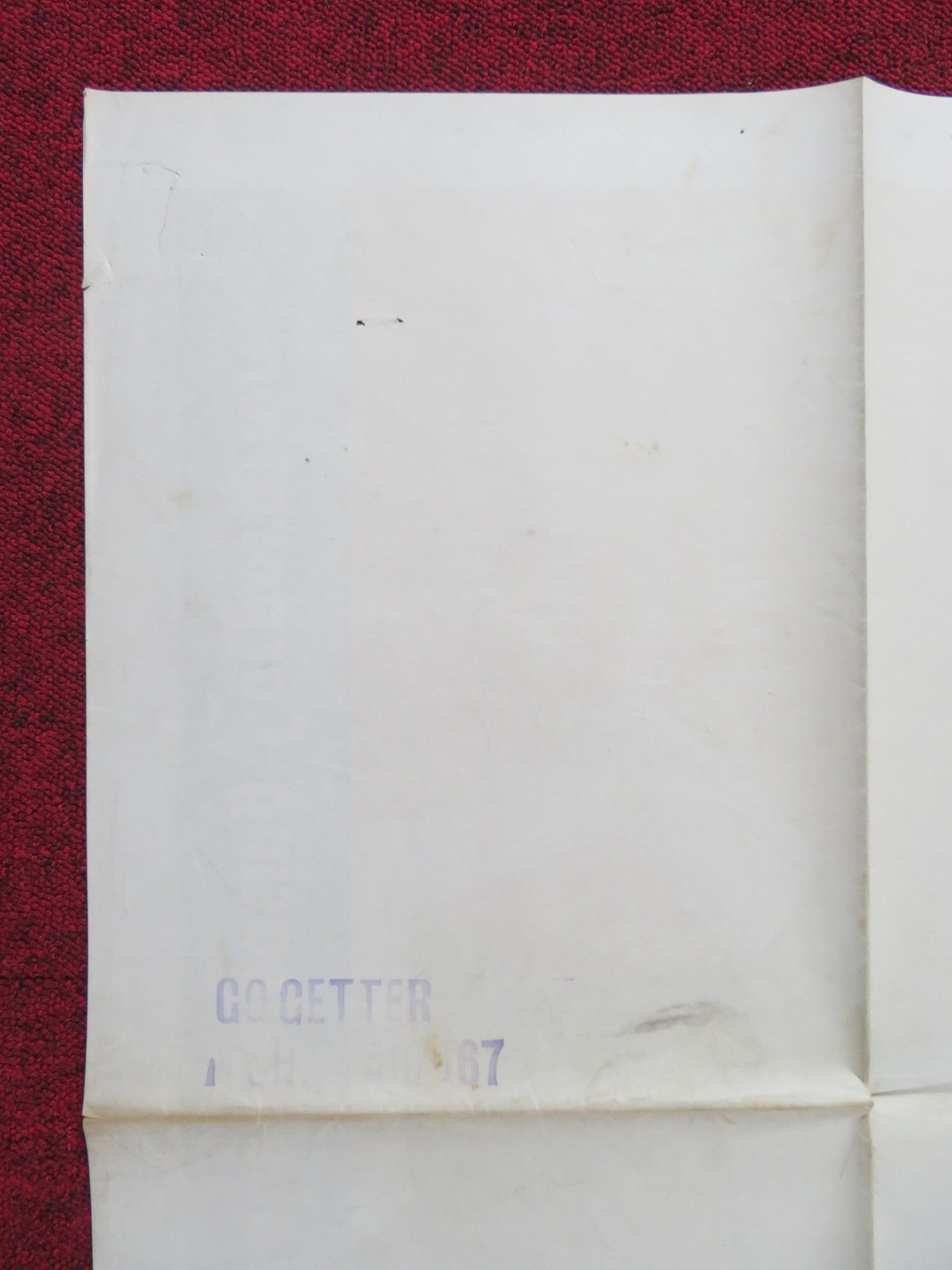 THE GO - GETTER FOLDED US ONE SHEET POSTER HANK MCCUNE HANLEY STAFFORD 1956 Rendezvous Cinema Movie posters