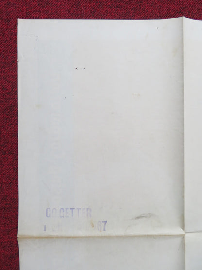 THE GO - GETTER FOLDED US ONE SHEET POSTER HANK MCCUNE HANLEY STAFFORD 1956 Rendezvous Cinema Movie posters