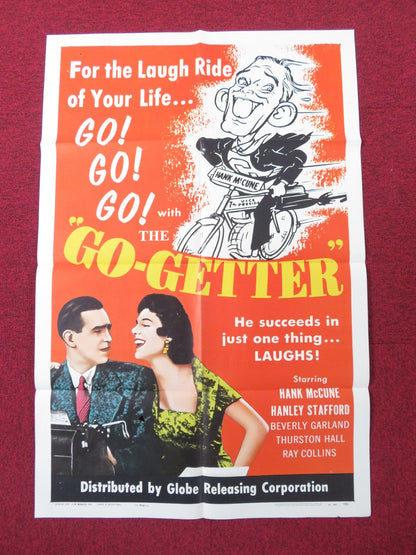 THE GO - GETTER FOLDED US ONE SHEET POSTER HANK MCCUNE HANLEY STAFFORD 1956 Rendezvous Cinema Movie posters